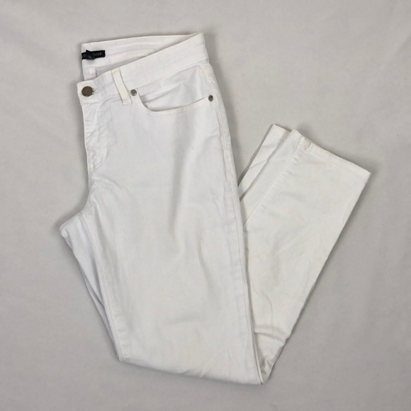 Eileen Fisher Denim - Eileen Fisher White Skinny Jeans Size 6